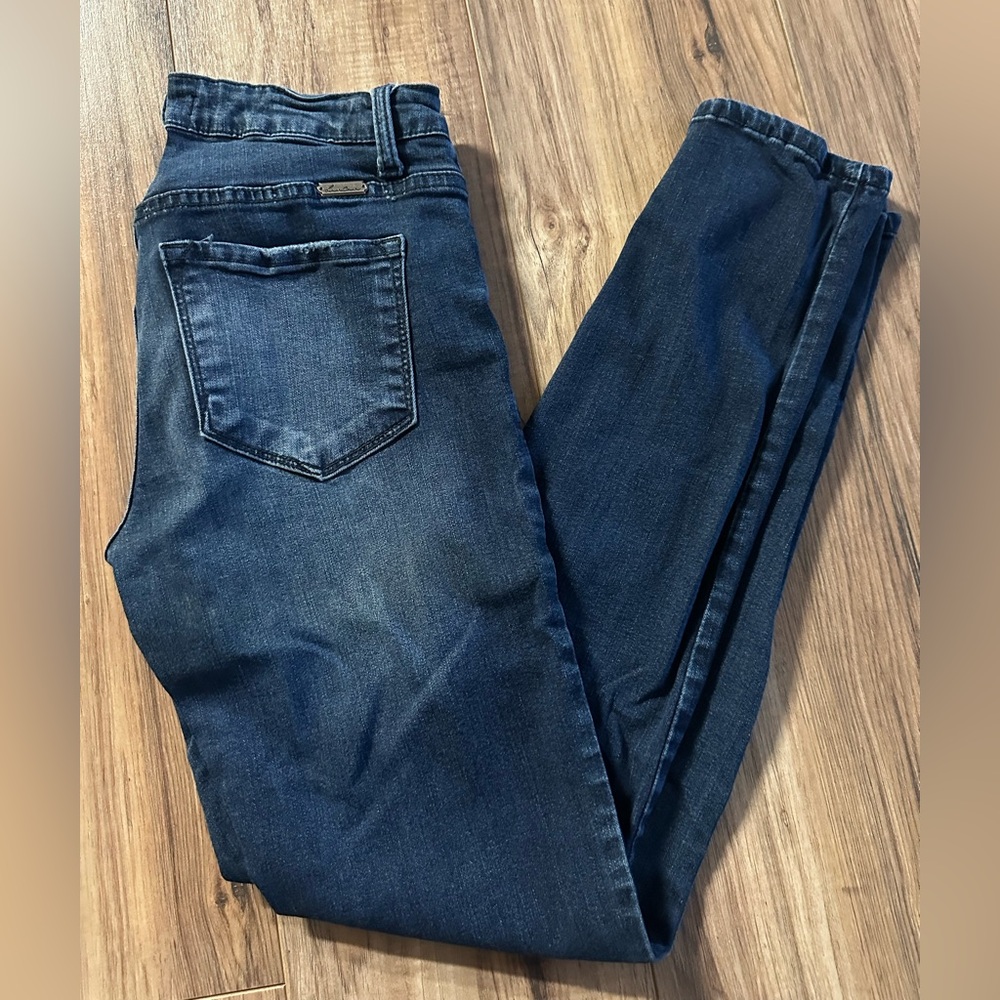 KanCan Women's Skinny Jeans - Dark Blue 7